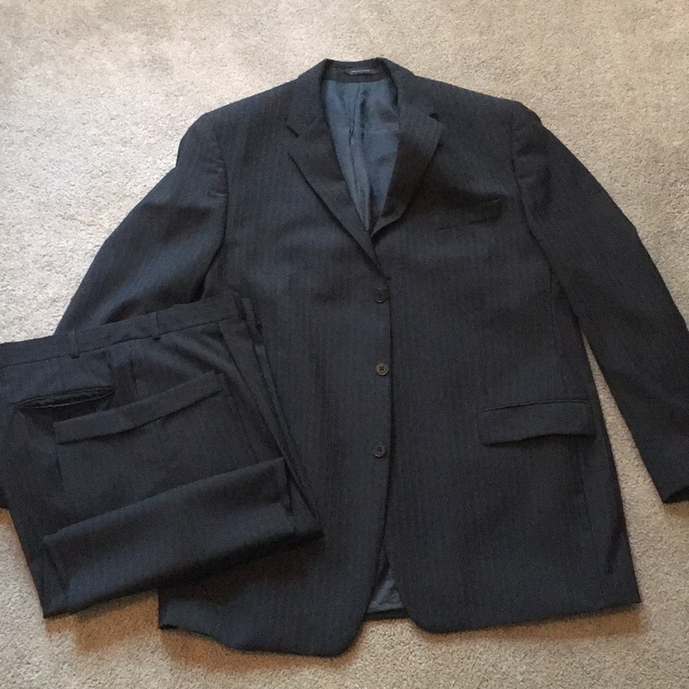 DKNY Pin Striped Suit